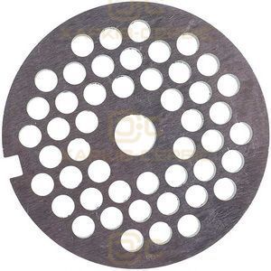 Решетка насадки мясорубки 4.5mm D=53mm (с пазом) для кух. комбайна Bosch