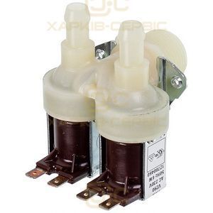 Клапан подачи воды для стиральной машины Whirlpool 481981729327 2WAY/90/10.5 мм