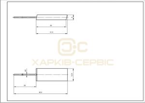 Щітки двигуна (2 шт) для пральної машини Whirlpool 481281719413 12.5x5x33mm (без корпуса)