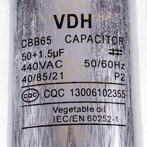 Конденсатор 50+1,5uF 450V CBB65