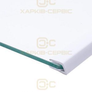 Полка правого отделения для холодильника двухкамерного Gorenje 889055 443x338mm (стеклянная, с обрамлением)