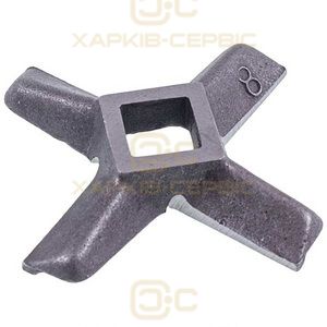 Ніж для м&aposясорубки Zelmer 00755469 D=54mm s=9mm Отвір=10x10mm NR8 ZMMA018X (A863107.00)