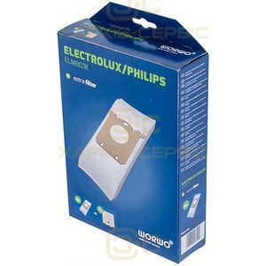 Набір мішків (4 шт) ELMB01K S-BAG WORWO для пилососа Electrolux/Philips