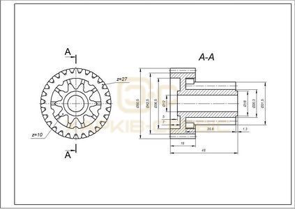 Шестерня мала для м'ясорубки Braun 67001026