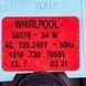 Помпа (насос) 34W 58578 для пральної машини Whirlpool 481236018529