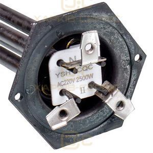 Тен для масляного обігрівача 2500W L=410mm D різьби=1 1/4''