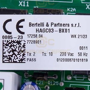 Плата управления HAGC03-BX01 для газового конденсационного котла Baxi Duo-Tec Compact 7726557