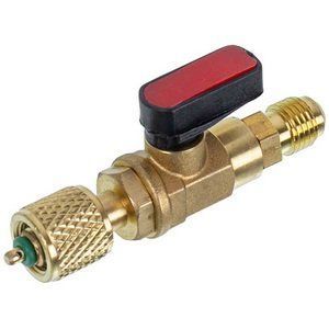 Кран на литровый баллон для заправки фреона R600 (1/4&rdquo;) RTM