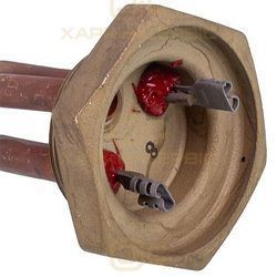 Тен для бойлера Kawai 2500W (мідний) L=300mm, гайка 1 1/4''