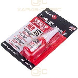 NOWAX NX21129 Фіксатор різьби для побутової техніки THREADLOCKER RED 10g