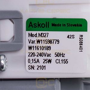 Помпа Askoll 25W M327 0.15A C00507308 для пральної машини Ariston