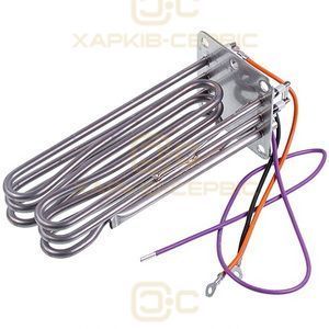 Тен парогенератора з прокладкою Rational 87.00.366 9000W 230/400V L=190mm, фланець 82x80mm