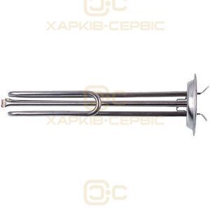 Тэн для бойлера 1500W L=285mm (нерж.), фланец 92mm, 2 трубки под датчик SKL Kaneta