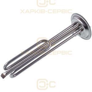 Тэн для бойлера 1500W L=285mm (нерж.), фланец 92mm, 2 трубки под датчик SKL Kaneta