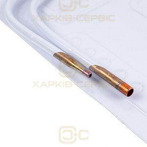 Випарник (плачучий) HR двопатрубковий прохідний 400x200mm, L=200/200mm