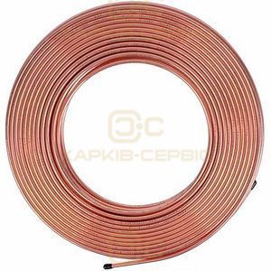 Труба мідна 1/4&apos&apos 6x0.76mm бухта 50m Halcor (продаж кратний 5м)
