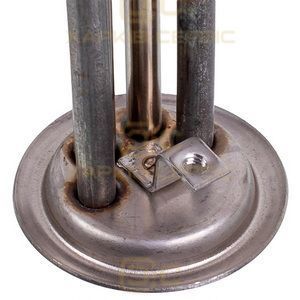 Тэн для бойлера 1300W L=310mm (нерж.), фланец 64mm, анод M6, 2 трубки под датчик Thermex
