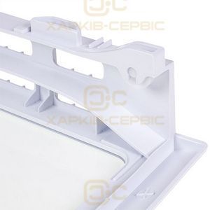 Полиця (нижня) для холодильника Samsung DA97-06440B 470x395mm (скляна, з обрамленням)