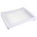 Полиця (нижня) для холодильника Samsung DA97-06440B 470x395mm (скляна, з обрамленням)