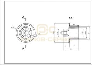 Муфта запобіжна для м&aposясорубки Philips 996500043314 HR3955/01 білий