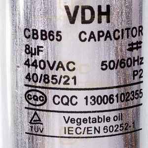 Конденсатор CBB65 8uF 450V