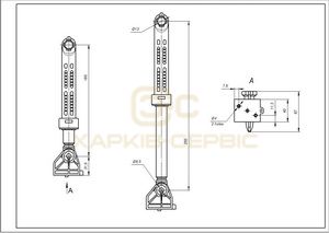 Амортизатор 80N для пральної машини Electrolux 1552394023