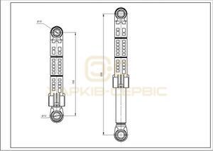 Samsung DC66-00343H DP Амортизатор бака 70N для пральної машини