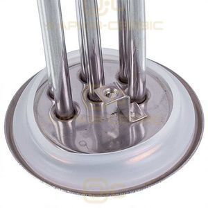 Тен для бойлера FERROLI 1500+1000W (нержавійка) L=300mm, фланець 92mm (під анод M6)