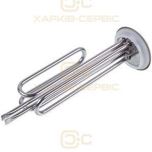 Тен для бойлера FERROLI 1500+1000W (нержавійка) L=300mm, фланець 92mm (під анод M6)