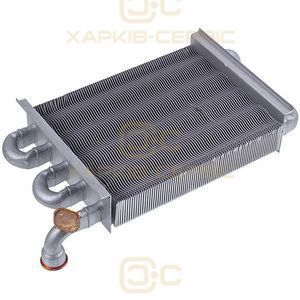 Теплообменник первичный для газового котла Baxi Eco 4S, Westen Pulsar D 14-24 кВт (турбо)