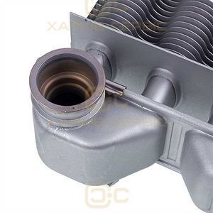 Теплообменник первичный для газового котла Baxi Eco 3/Four/Fortech, Westen Pulsar D 14-24 кВт (атмо)
