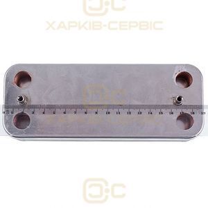 Теплообменник пластинчатый ГВС (14 пластин) для газового котла