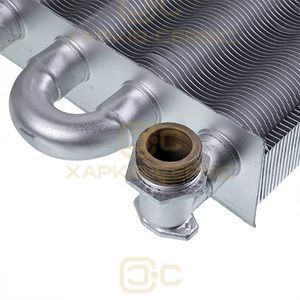 Теплообменник первичный для газового котла Hermann Thesi, Micra 2, Italtherm City Plus, Time 24 кВт