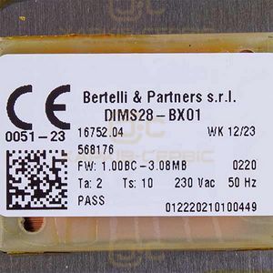 Плата управления B&P DIMS28-BX01 для газового котла Baxi Luna 3 Comfort, Nuvola 3 Comfort 5687020