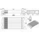 Теплообменник первичный для газового котла Baxi Eco 3/Luna 3 Comfort, Westen Star Digit 24 кВт