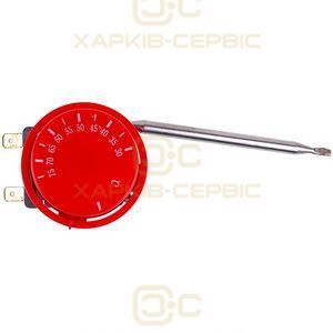Термостат для бойлера (універсальний) 16A 250V, L капіляра=650mm 75&deg;C (2 клеми)