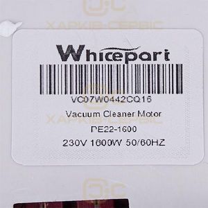 Двигатель для моющего пылесоса VC07W0442CQ16 Whicepart 1600W D=133/91mm H=32/130mm