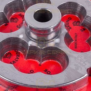 Решітка для м&aposясорубки Lame Italia 100370 &ldquo;0&rdquo; D=100mm (з центром та двома пазами) Enterpise 32 (PF3200CM)