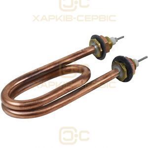 Тен для дистилятора 2 кВт (мідний) L=170 мм, M18 (скріпка)