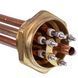 Блок тенів 9 кВт 220V мідний L=370mm гайка 1,5" (48mm) для електричного котла SANAL