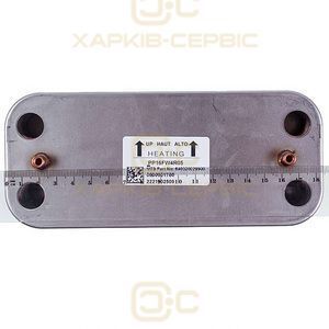 Теплообменник пластинчатый ГВС Gidex (16 пл.) для газового котла Ariston Cenus One, Alteas One, Clas
