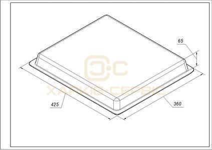 Деко эмалированное (глубокое) 565080 для духовки Gorenje
