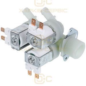 Клапан подачі води для пральної машини Whirlpool 481981729332 3WAY/180/10.5 мм