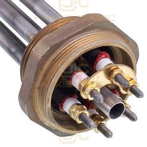 Блок тенів для електричного котла Kawai 7,5 кВт 220-380V (нержавіюча сталь) гайка 1 1/2"