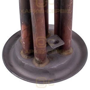 Тен фланцевий для бойлера 34013100000 Kawai 2000W (мідний) L=310mm фланець 64mm (під анод M4)