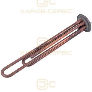 Тен фланцевий для бойлера 34013100000 Kawai 2000W (мідний) L=310mm фланець 64mm (під анод M4)