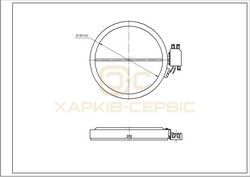 Конфорка 1700W для склокерамічної поверхні Electrolux 140062707025