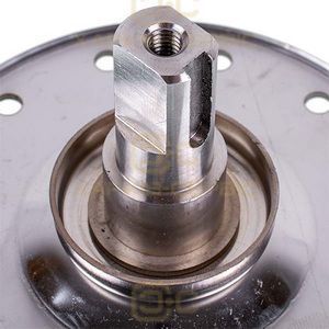 Фланець барабана (опора) для пральної машини Electrolux, D вала = 17mm (нержавійка, під лиску)