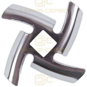 Нож для мясорубки D=46.5mm s=4.5mm Отв.=9x9mm Braun