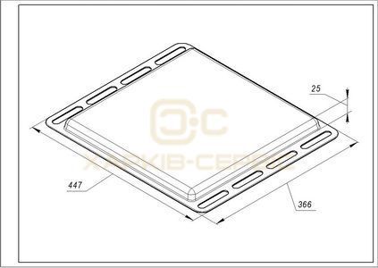 Эмалированное деко для духовки Ariston, Indesit C00137834 (C00081577)